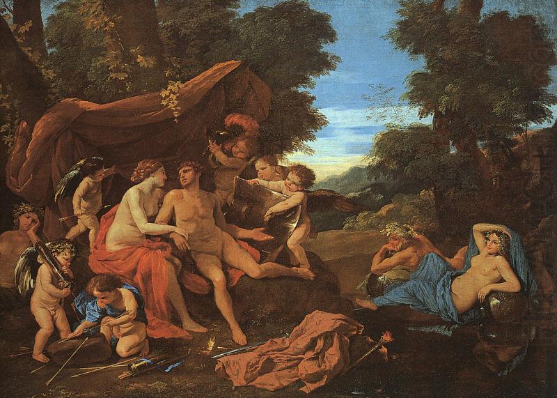 Nicolas Poussin Mars and Venus china oil painting image